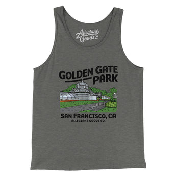 Golden Gate Park Men/Unisex Tank Top-Allegiant Goods Co. Vintage Sports Apparel