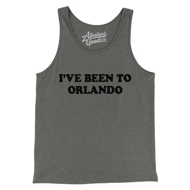 I've Been To Orlando Men/Unisex Tank Top-Allegiant Goods Co. Vintage Sports Apparel