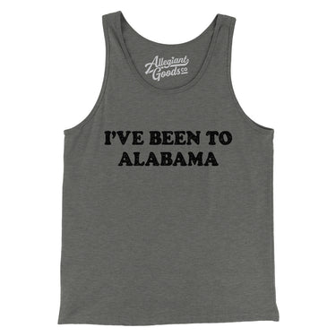 I've Been To Alabama Men/Unisex Tank Top-Allegiant Goods Co. Vintage Sports Apparel