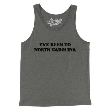 I've Been To North Carolina Men/Unisex Tank Top-Allegiant Goods Co. Vintage Sports Apparel
