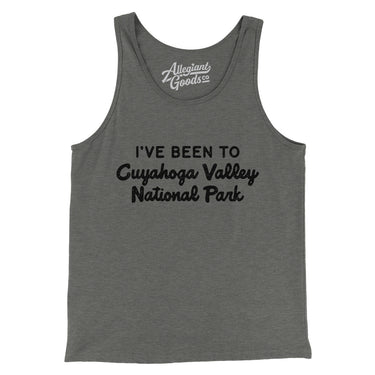 I've Been To Cuyahoga Valley National Park Men/Unisex Tank Top-Allegiant Goods Co. Vintage Sports Apparel
