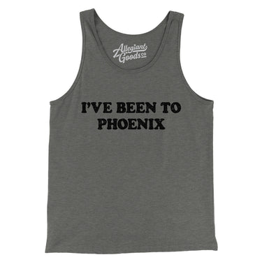 I've Been To Phoenix Men/Unisex Tank Top-Allegiant Goods Co. Vintage Sports Apparel