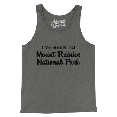 I've Been To Mount Rainier National Park Men/Unisex Tank Top-Allegiant Goods Co. Vintage Sports Apparel