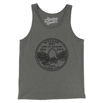 Missouri State Quarter Men/Unisex Tank Top-Allegiant Goods Co. Vintage Sports Apparel