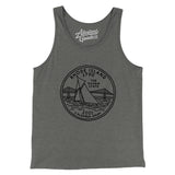 Rhode Island State Quarter Men/Unisex Tank Top-Allegiant Goods Co. Vintage Sports Apparel