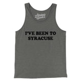 I've Been To Syracuse Men/Unisex Tank Top-Grey TriBlend-Allegiant Goods Co. Vintage Sports Apparel