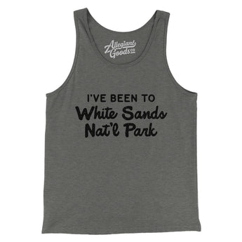 I've Been To White Sands National Park Men/Unisex Tank Top-Allegiant Goods Co. Vintage Sports Apparel