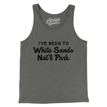 I've Been To White Sands National Park Men/Unisex Tank Top-Allegiant Goods Co. Vintage Sports Apparel