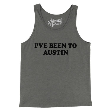 I've Been To Austin Men/Unisex Tank Top-Allegiant Goods Co. Vintage Sports Apparel