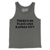 There's No Place Like Kansas City Men/Unisex Tank Top-Grey TriBlend-Allegiant Goods Co. Vintage Sports Apparel