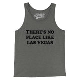 There's No Place Like Las Vegas Men/Unisex Tank Top-Grey TriBlend-Allegiant Goods Co. Vintage Sports Apparel