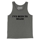 I've Been To Miami Men/Unisex Tank Top-Allegiant Goods Co. Vintage Sports Apparel