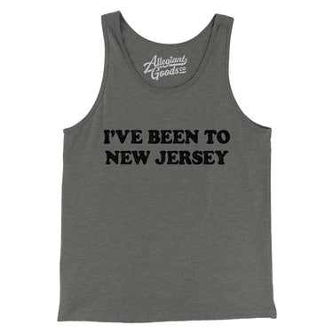 I've Been To New Jersey Men/Unisex Tank Top-Allegiant Goods Co. Vintage Sports Apparel