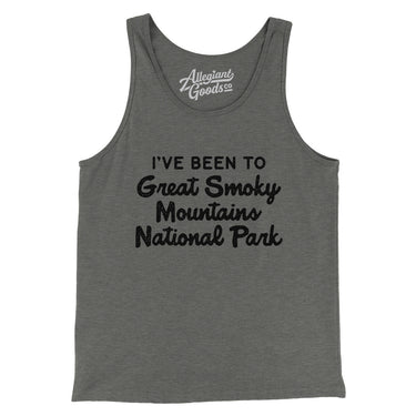 I've Been To Great Smoky Mountains National Park Men/Unisex Tank Top-Allegiant Goods Co. Vintage Sports Apparel
