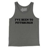 I've Been To Pittsburgh Men/Unisex Tank Top-Grey TriBlend-Allegiant Goods Co. Vintage Sports Apparel