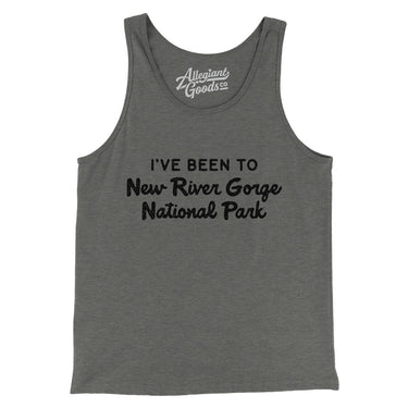 I've Been To New River Gorge National Park Men/Unisex Tank Top-Allegiant Goods Co. Vintage Sports Apparel
