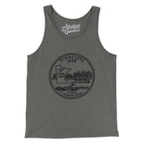 Minnesota State Quarter Men/Unisex Tank Top-Allegiant Goods Co. Vintage Sports Apparel