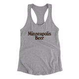 Minneapolis Beer Women's Racerback Tank-Allegiant Goods Co. Vintage Sports Apparel