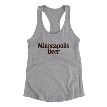 Minneapolis Beer Women's Racerback Tank-Allegiant Goods Co. Vintage Sports Apparel