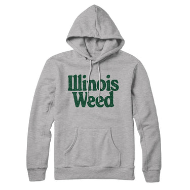 Illinois Weed Hoodie-Allegiant Goods Co. Vintage Sports Apparel