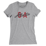 Atlanta Ga Overprinted Women's T-Shirt-Allegiant Goods Co. Vintage Sports Apparel