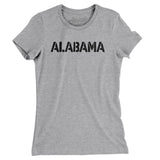 Alabama Military Stencil Women's T-Shirt-Allegiant Goods Co. Vintage Sports Apparel