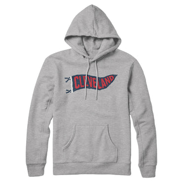 Cleveland Pennant Hoodie-Allegiant Goods Co. Vintage Sports Apparel