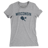 Wisconsin Pickleball in Heather Grey Color