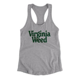 Virginia Weed Women's Racerback Tank-Allegiant Goods Co. Vintage Sports Apparel