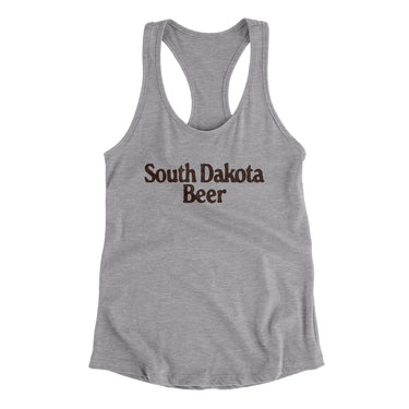 South Dakota Beer Women's Racerback Tank-Allegiant Goods Co. Vintage Sports Apparel