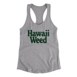 Hawaii Weed Women's Racerback Tank-Allegiant Goods Co. Vintage Sports Apparel