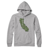 California Golf Course Hoodie-Heather Grey-Allegiant Goods Co. Vintage Sports Apparel