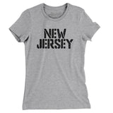 New Jersey Military Stencil Women's T-Shirt-Allegiant Goods Co. Vintage Sports Apparel