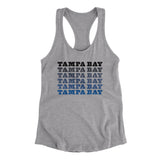 Tampa Bay Repeat Women's Racerback Tank-Allegiant Goods Co. Vintage Sports Apparel