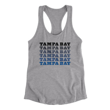 Tampa Bay Repeat Women's Racerback Tank-Allegiant Goods Co. Vintage Sports Apparel