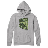 Arizona Golf Course Hoodie-Heather Grey-Allegiant Goods Co. Vintage Sports Apparel