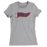 Minnesota Pennant Women's T-Shirt-Allegiant Goods Co. Vintage Sports Apparel