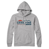 Lone Pine Mountain Sunset Hoodie-Heather Grey-Allegiant Goods Co. Vintage Sports Apparel