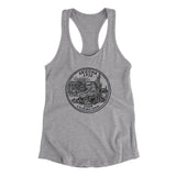 Arizona State Quarter Women's Racerback Tank-Heather Grey-Allegiant Goods Co. Vintage Sports Apparel