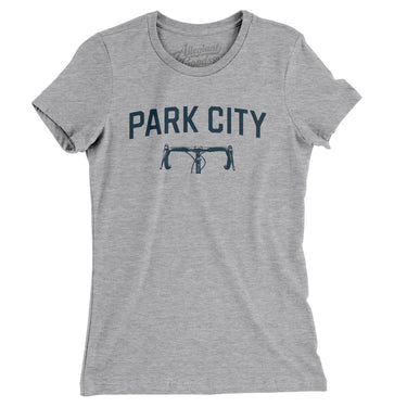 Park City Cycling Women's T-Shirt-Heather Grey-Allegiant Goods Co. Vintage Sports Apparel