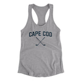 Cape Cod Golf Women's Racerback Tank-Heather Grey-Allegiant Goods Co. Vintage Sports Apparel