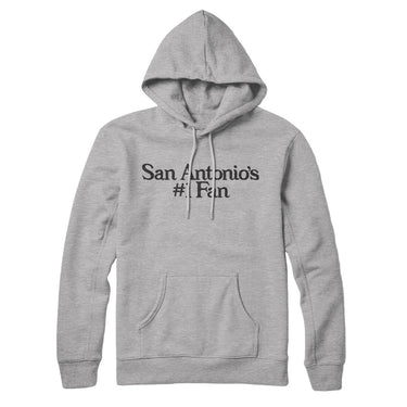 San Antonio's Number 1 Fan Hoodie-Allegiant Goods Co. Vintage Sports Apparel