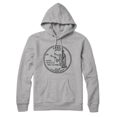 Hawaii State Quarter Hoodie-Allegiant Goods Co. Vintage Sports Apparel
