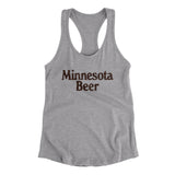 Minnesota Beer Women's Racerback Tank-Allegiant Goods Co. Vintage Sports Apparel