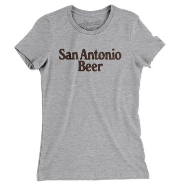 San Antonio Beer Women's T-Shirt-Allegiant Goods Co. Vintage Sports Apparel