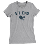 Athens Pickleball Women's T-Shirt-Heather Grey-Allegiant Goods Co. Vintage Sports Apparel