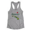Hawaii Golf Women's Racerback Tank-Heather Grey-Allegiant Goods Co. Vintage Sports Apparel