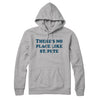 There's No Place Like St. Pete Hoodie-Heather Grey-Allegiant Goods Co. Vintage Sports Apparel