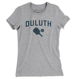 Duluth Pickleball Women's T-Shirt-Heather Grey-Allegiant Goods Co. Vintage Sports Apparel