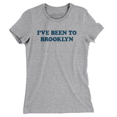 I've Been To Brooklyn Women's T-Shirt-Heather Grey-Allegiant Goods Co. Vintage Sports Apparel